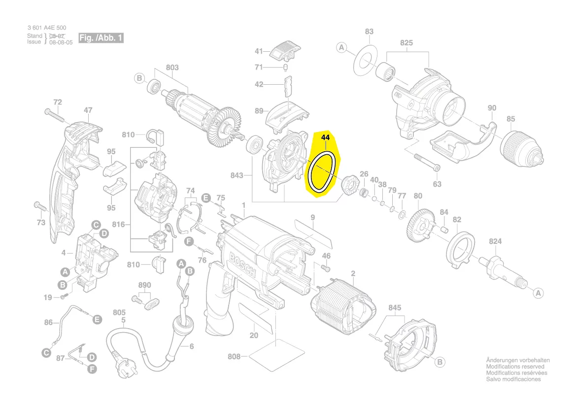 joint torique réf. 2 600 206 024 BOSCH